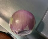 Une image de l'étape 1 de Nouilles aux crevettes et champignons au gingembre et curry.
