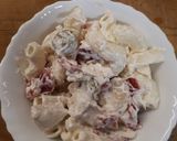 Tésztás csirkesali recept fázis 2 fotója
