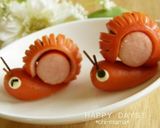 A picture of step 5 of Wiener Sausage Snails For Lunchboxes.