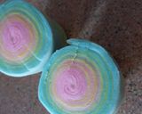 Foto langkah ke 6 dari resep Unicorn rainbow pastry mooncake.