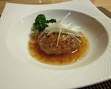 A picture of step 7 of Chinese Cabbage Hamburger Steaks in Thick Japanese Ume Plum Sauce.