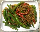 Foto langkah ke 7 dari resep Tumis Buncis Daging Cincang.
