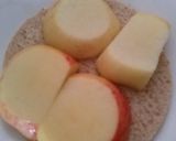 A picture of step 1 of Dean's Cinnamon Chocolate Apple Breakfast Sandwich.