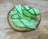 Sardine And Cucumber On Buttered Pita Bread