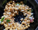A picture of step 3 of Chana Sundal for Ganesh Chaturthi.
