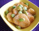 A picture of step 7 of Shrimp and Potatoes with Garlic Lemon Mayonnaise.