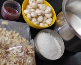 A picture of step 1 of Makhana kheer.