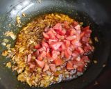 A picture of step 3 of Chana masala.
