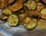 A picture of step 2 of Baingan pakora.