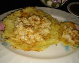 A picture of step 5 of Potato basket chaat.