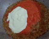 A picture of step 4 of Achari Gobhi.