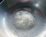 A picture of step 3 of Bombay Halwa.