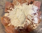 A picture of step 1 of Orange chicken (No Frying).