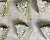A picture of step 5 of Matcha Scone.
