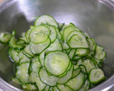 A picture of step 1 of A Basic Cucumber Sandwich.