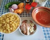 Une image de l'étape 1 de Macaronis aux légumes d’automne.