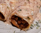Foto del paso 9 de la receta: Canelones de rovellons con bechamel de ciruelas pasas