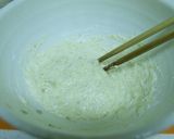 A picture of step 1 of Fluffy Kansai-style Okonomiyaki with Cabbage and Nagaimo Yam.