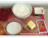 Foto del paso 1 de la receta: Muffins de frambuesas