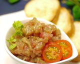 A picture of step 2 of Japanese Flavored Tuna Tartare.