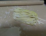 A picture of step 23 of Bright Yellow Turmeric Udon Noodles.