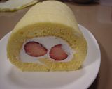 A picture of step 11 of Airy Fluffy Rich Chiffon Roll Cake.