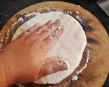 A picture of step 2 of Rice Flour Bhakri.