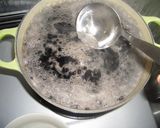 A picture of step 3 of Simmered Black Soybeans for Osechi.