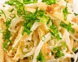 A picture of step 7 of Bean Sprout and Aburaage Salad with Yuzu Pepper Dressing.