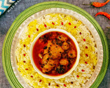 عکس مرحله 3 از دستور خورشت آلواسفناج با مرغ