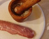 Tökmag bundás sertésszűz zöldségekkel recept fázis 1 fotója