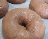 A picture of step 7 of Cocoa & White Chocolate Bagels.