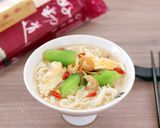 【愛在家裡麵x好勁道】麻油絲瓜蛋細麵的食譜步驟8照片