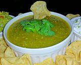 A picture of step 8 of Mike's Very Verde Salsa.