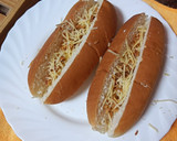 Foto del paso 1 de la receta: Perrito caliente cebolla crujiente y queso rallado