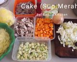 Foto langkah ke 1 dari resep Cake (Sup Merah).