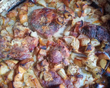 Foto del paso 5 de la receta: BONDIOLA AL HORNO CON MOSTAZA, MANDARINA, CEBOLLAS Y MANZANAS 🧅🍊🍎🥰😍🍎🧅🍊😍🥰💪💪💪