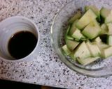 A picture of step 1 of Grilled Avocado with Yuzu Pepper Paste.