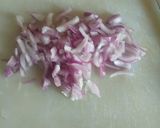 A picture of step 3 of Indian Style Chowmein.