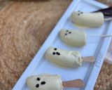 Foto del paso 5 de la receta: Fantasmas de plátano y chocolate blanco para Halloween