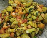 A picture of step 3 of Yellow (Poha).