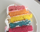 Foto del paso 8 de la receta: Pastel Unicornio 🦄 Arcoiris