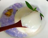 Hình bước làm 4 của món Tàu hũ trân châu đậu biếc