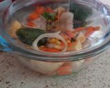 A picture of step 2 of My Mixed Seafood & Veg Pie.