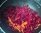 A picture of step 2 of Beetroot Carrot Halwa.