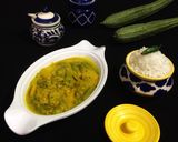A picture of step 8 of Jhinge Posto / Ridge Gourd in Poppy Mustard Sauce.
