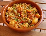 Foto del paso 8 de la receta Fusilli lunghi con coliflor y olivas adobadas