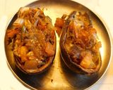 A picture of step 8 of Stuffed Eggplant-Mediterranean Style.