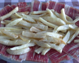 Foto del paso 2 de la receta: Huevos rotos con jamón de bellota y aceite de trufa