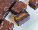 Foto langkah ke 8 dari resep Pumpkin Brownie (gluten free).